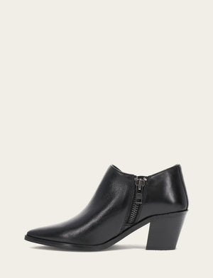 Sara Western Shootie - Black - Inside