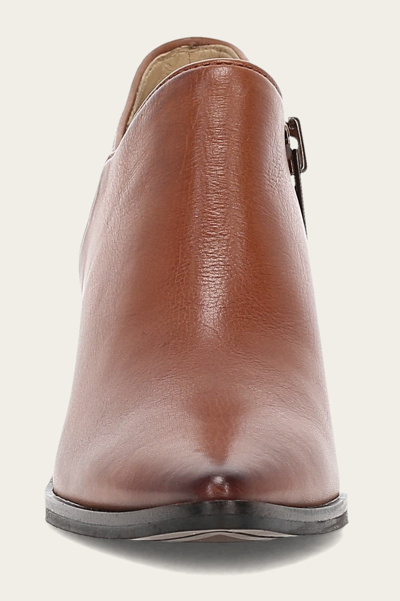 Sara Western Shootie - Cinnamon - Front