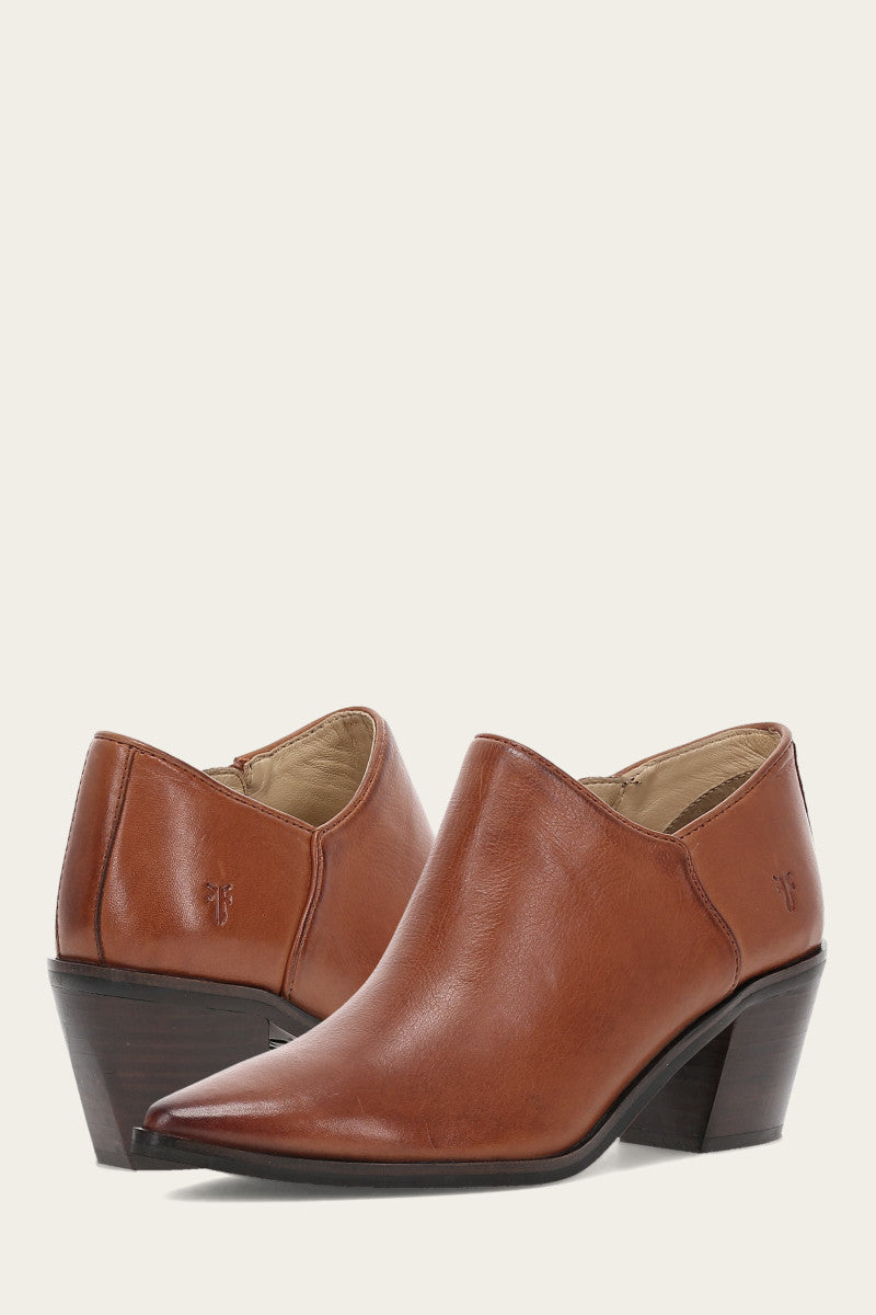 Sara Western Shootie - Cinnamon - Pair