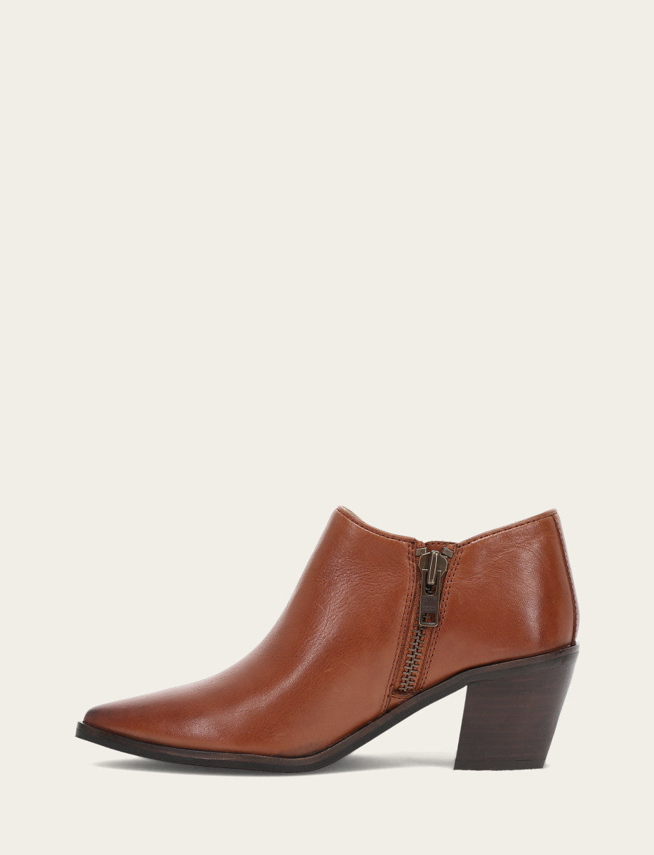 Sara Western Shootie - Cinnamon - Inside