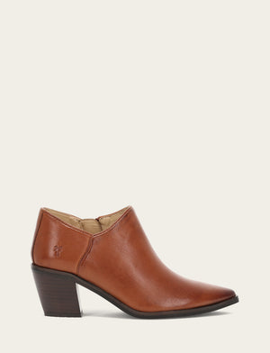 Sara Western Shootie - Cinnamon - Outside