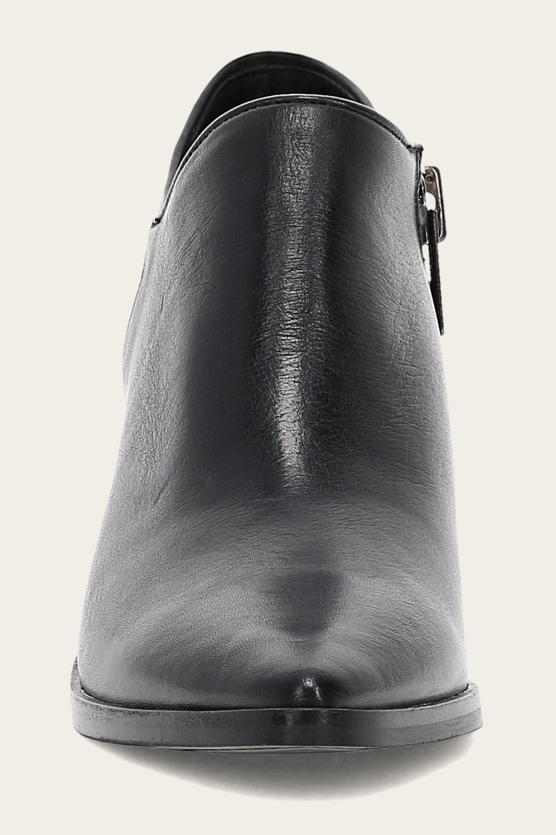 Sara Western Shootie - Black - Front