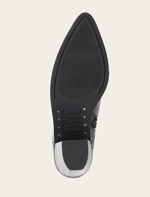 Sara Western Shootie - Black - Sole