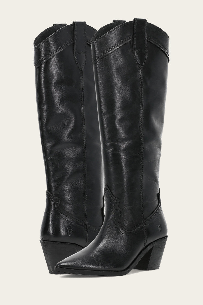Sara Western Tall - Black - Pair