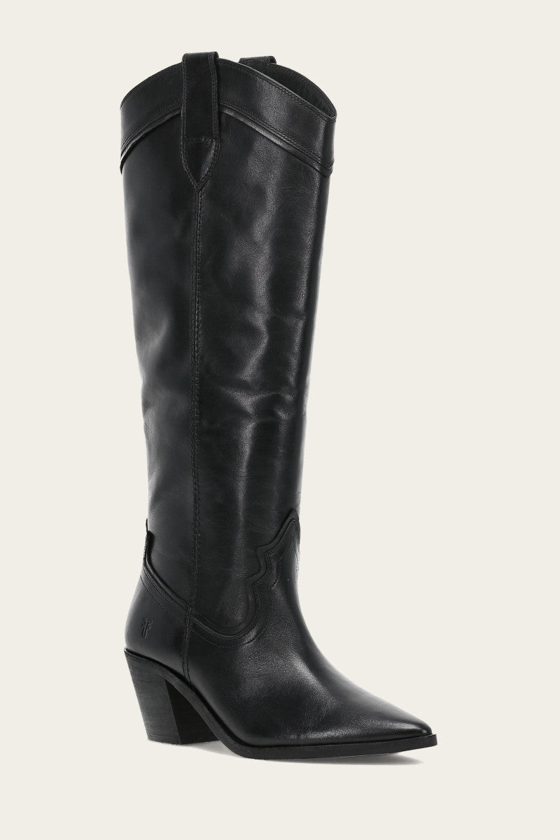 Sara Western Tall - Black - Hero