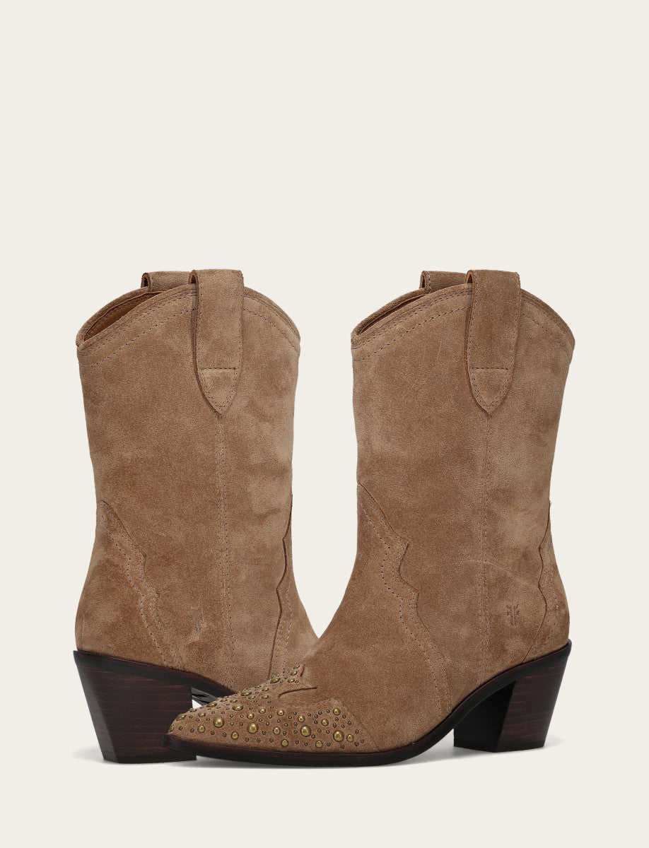 Sara Wingtip Stud - Almond - Pair