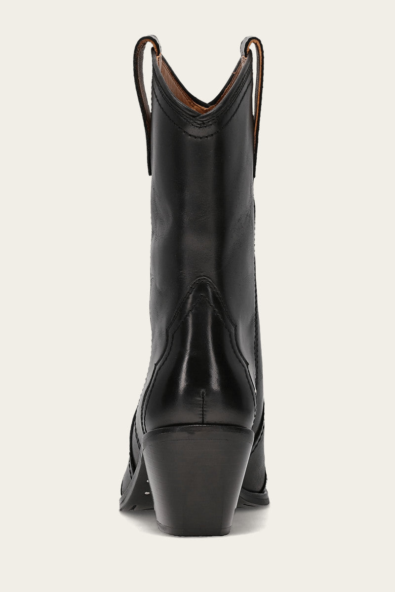 Sara Wingtip Stud - Black - Back
