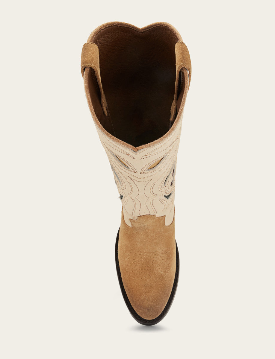 Shelby Deco Stitch - White Multi - Top Down