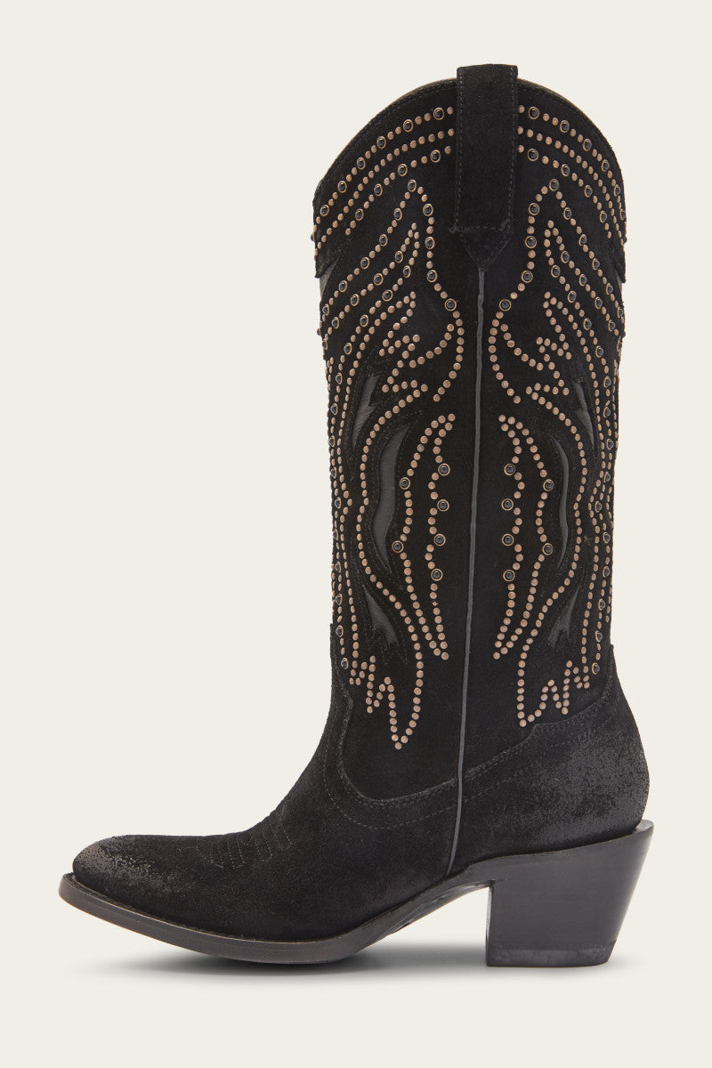 Shelby Studded - Black - Inside