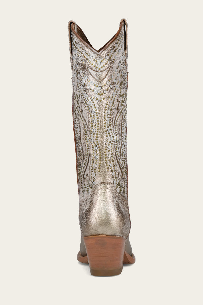Shelby Studded - Light Gold - Back