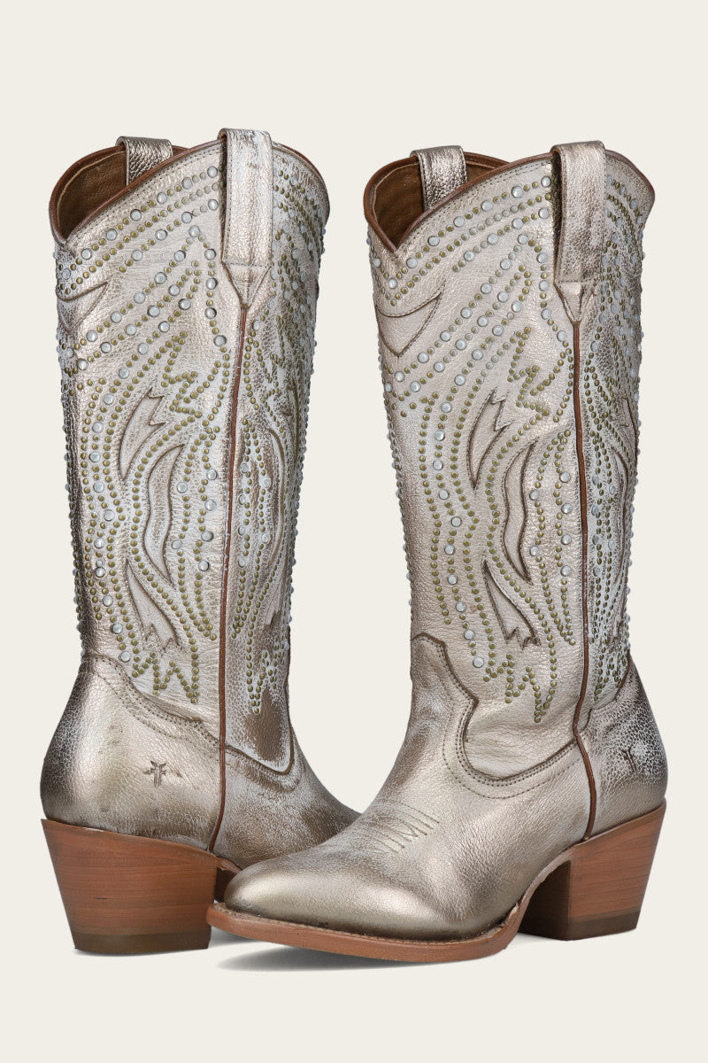 Shelby Studded - Light Gold - Pair