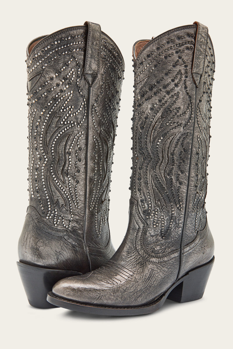 Shelby Studded - Dark Pewter - Pair