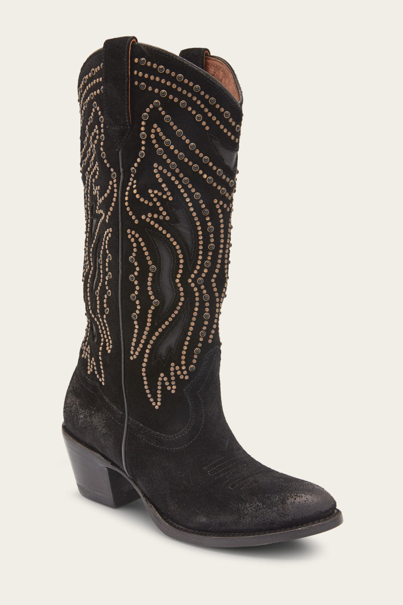 Shelby Studded - Black - Hero