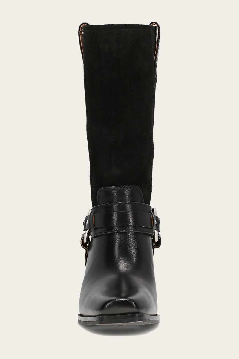 Shiloh Harness Belted - Black - Front