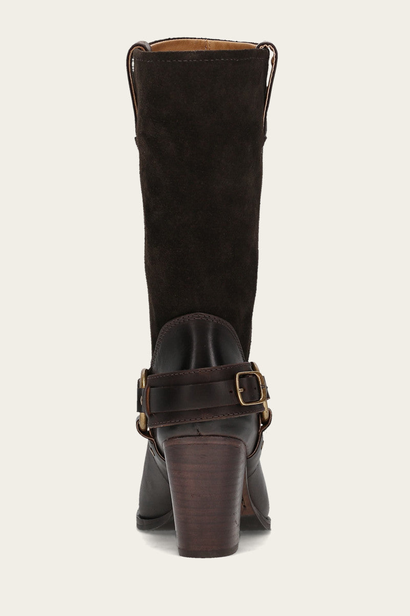 Shiloh Harness Belted - Dark Brown - Back