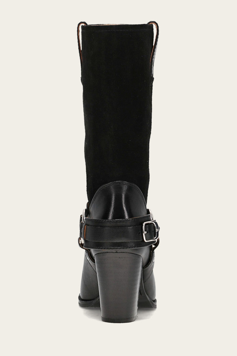 Shiloh Harness Belted - Black - Back