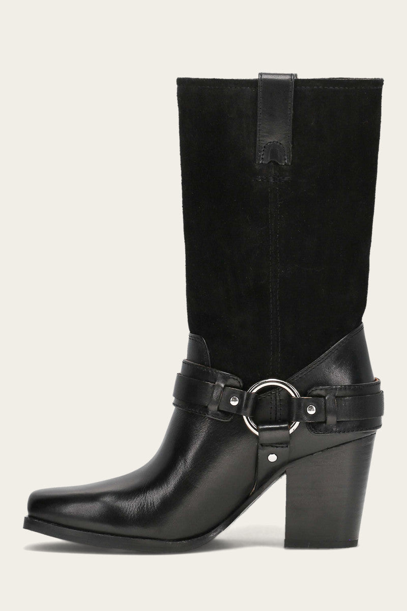 Shiloh Harness Belted - Black - Inside