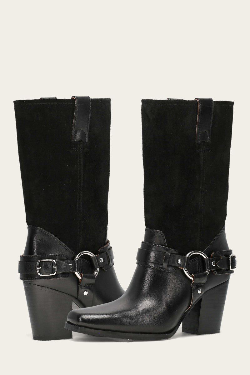 Shiloh Harness Belted - Black - Pair