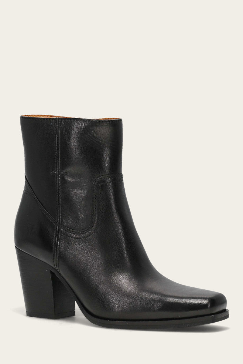 Shiloh Zip Bootie - Black - Hero