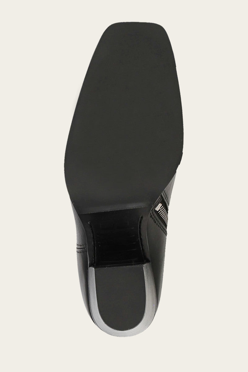 Shiloh Zip Bootie - Black - Sole