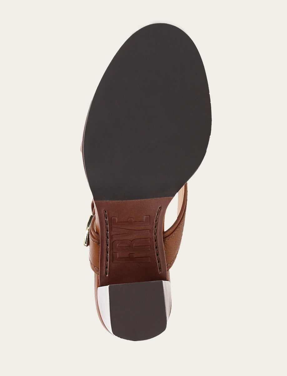 Stella Buckle Slide - Dark Latte - Sole
