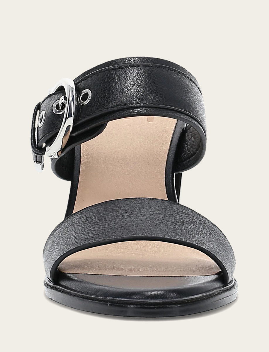 Stella Buckle Slide - Black - Front