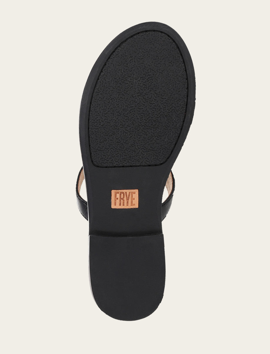 Taylor Logo Sandal - Black - Sole