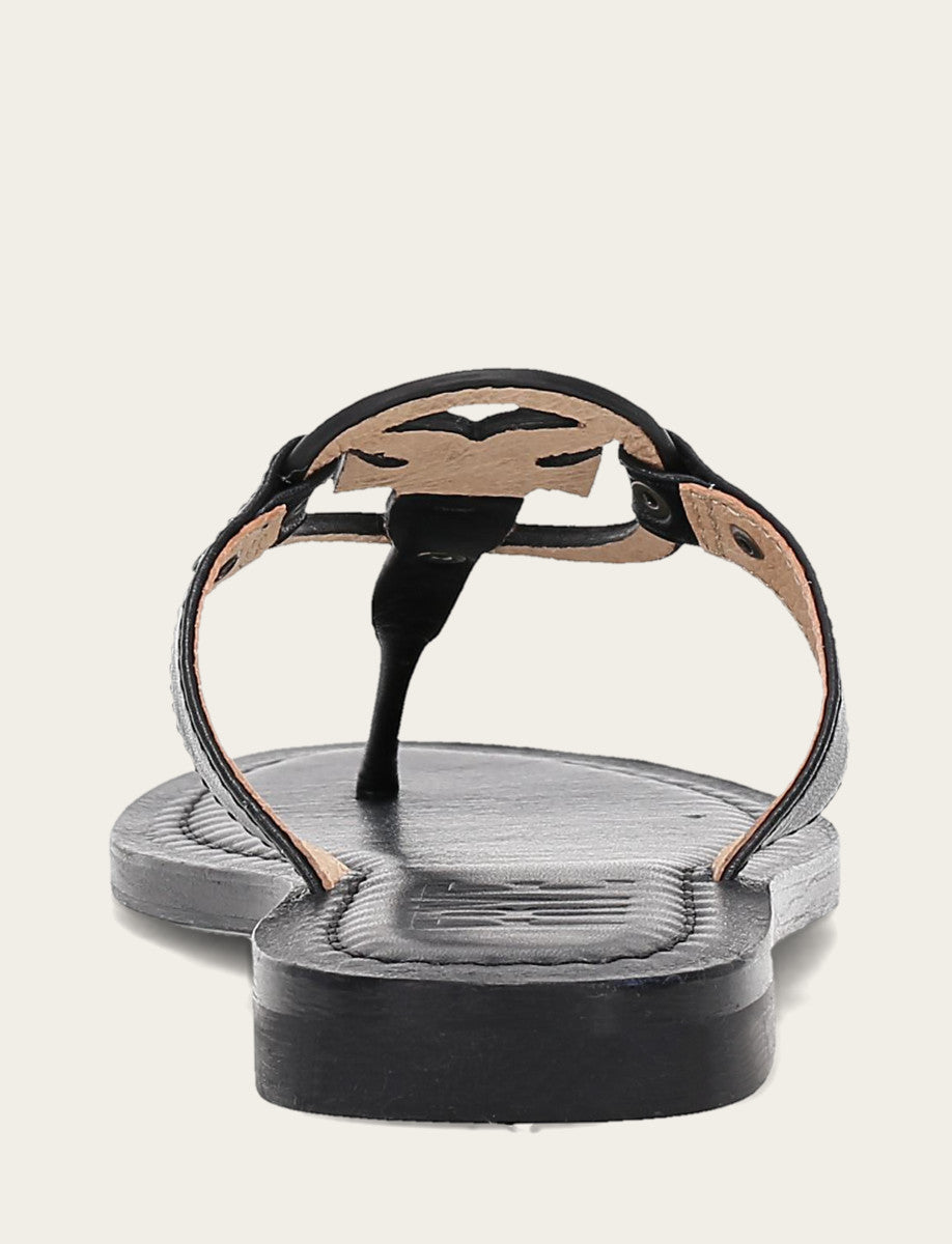 Taylor Logo Sandal - Black - Back