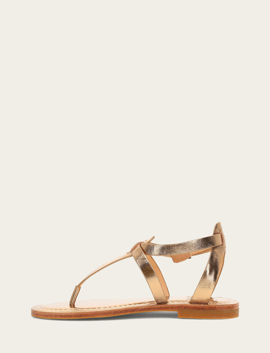 Taylor Sandal - Dark Gold - Inside
