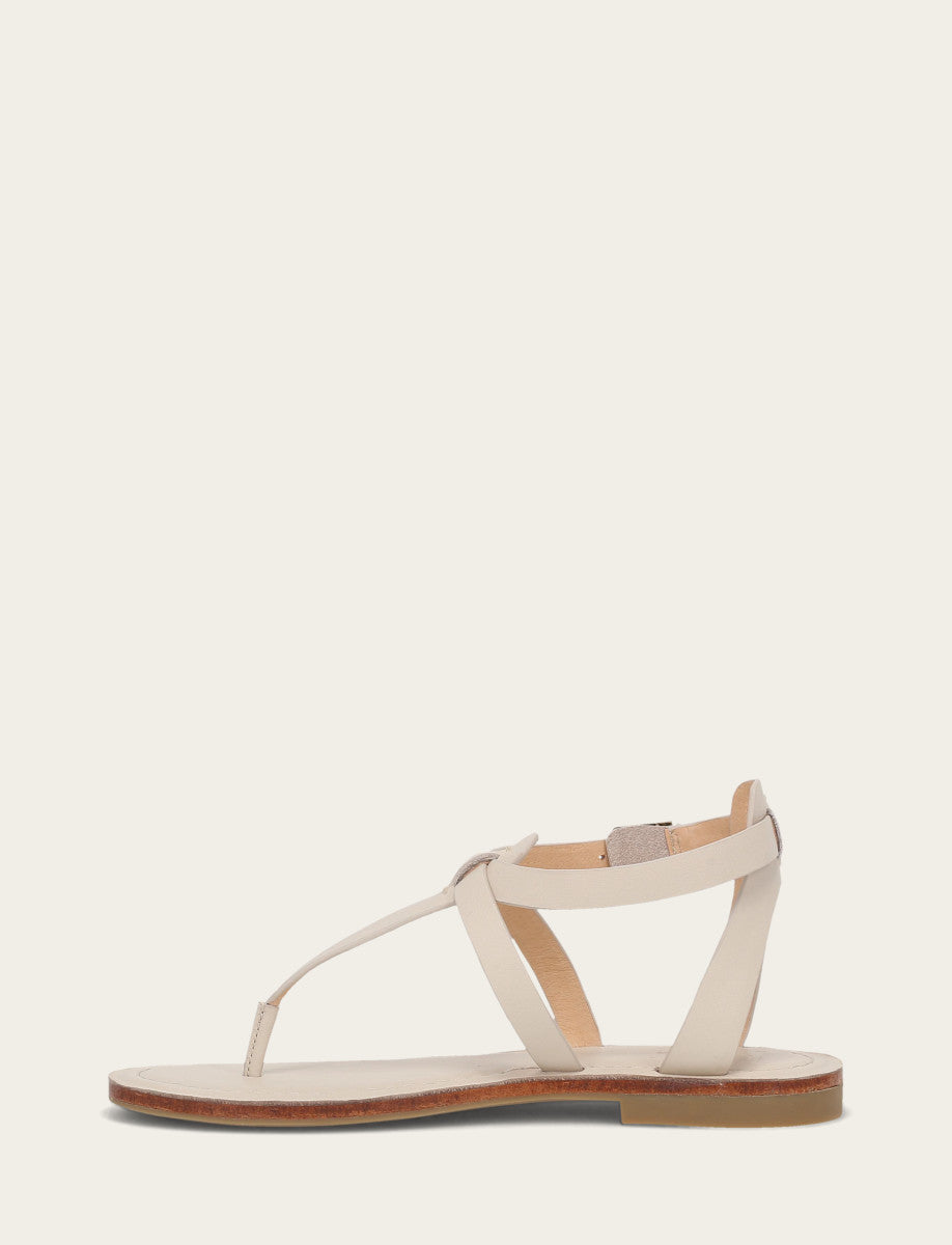Taylor Sandal - Ivory - Inside