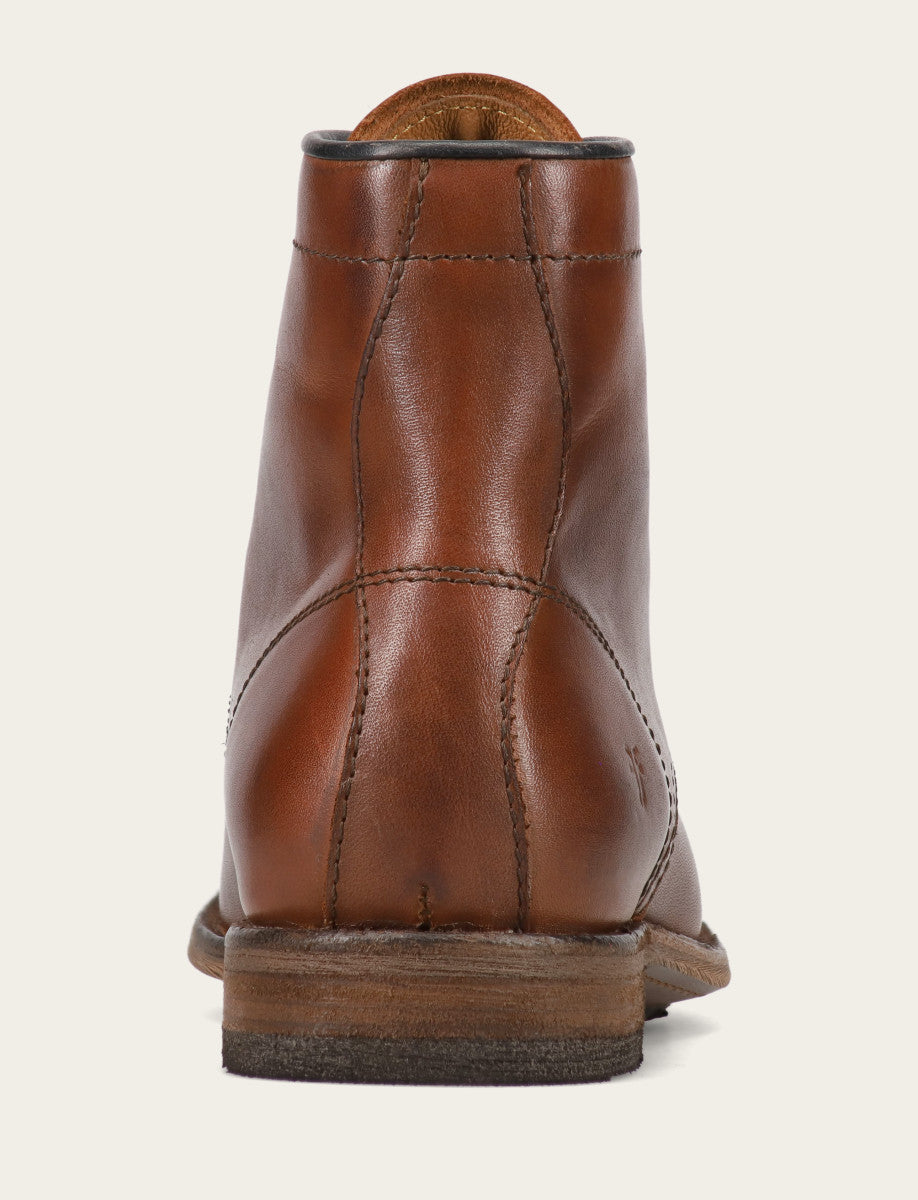 Tyler Flex Lace Up - Cognac - Back