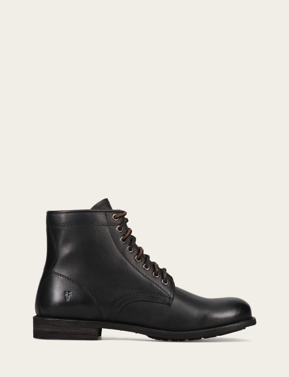 Tyler Flex Lace Up - Black - Outside
