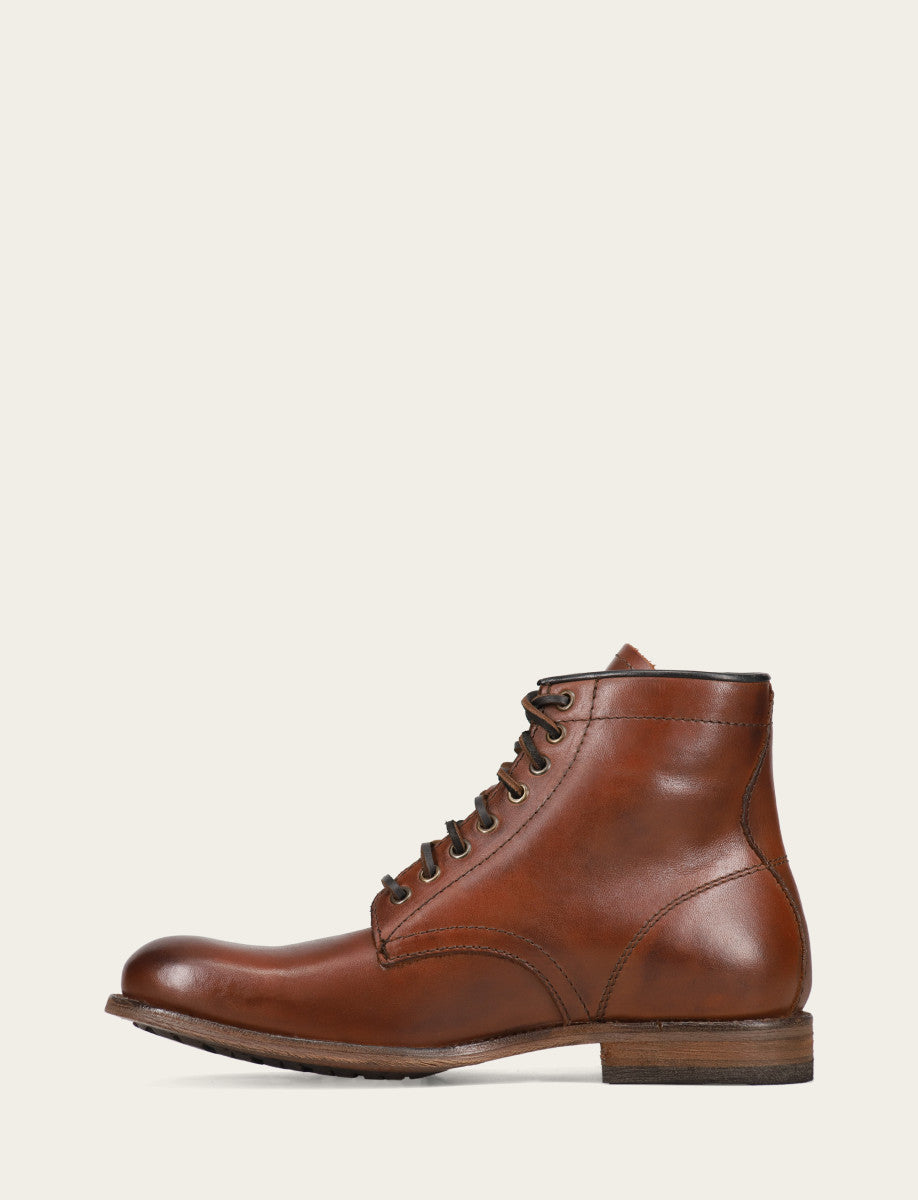 Tyler Flex Lace Up - Cognac - Inside
