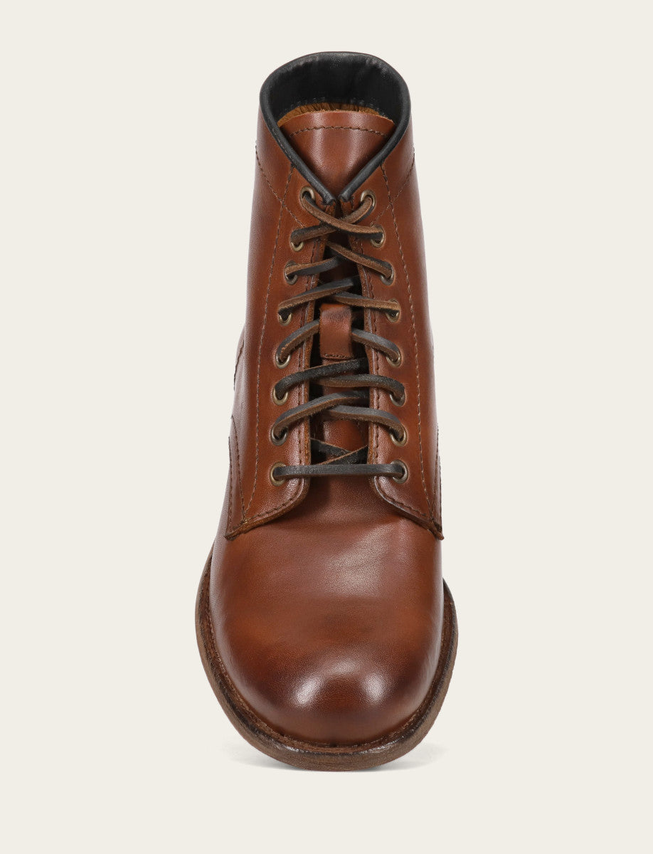 Tyler Flex Lace Up - Cognac - Top Down