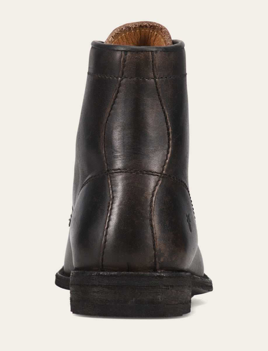 Tyler Flex Lace Up - Antiqued Black - Back