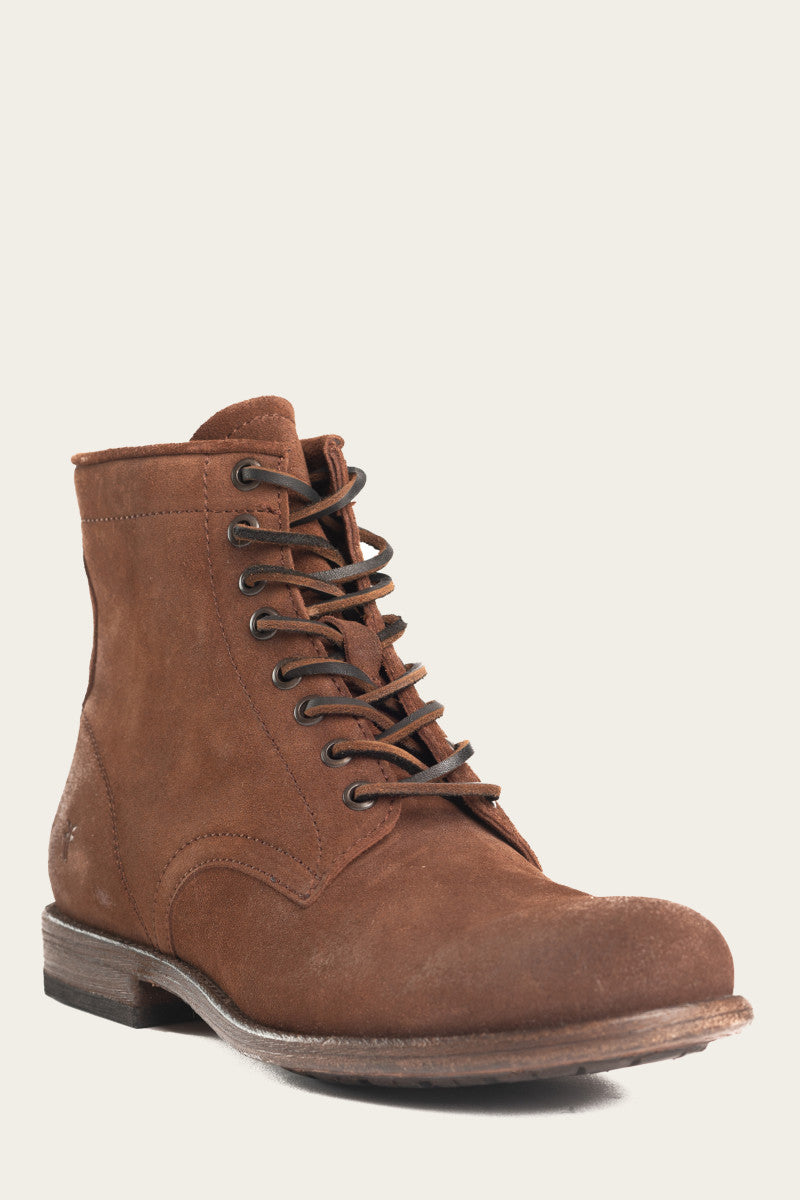 Tyler Lace Up - Brown - Hero