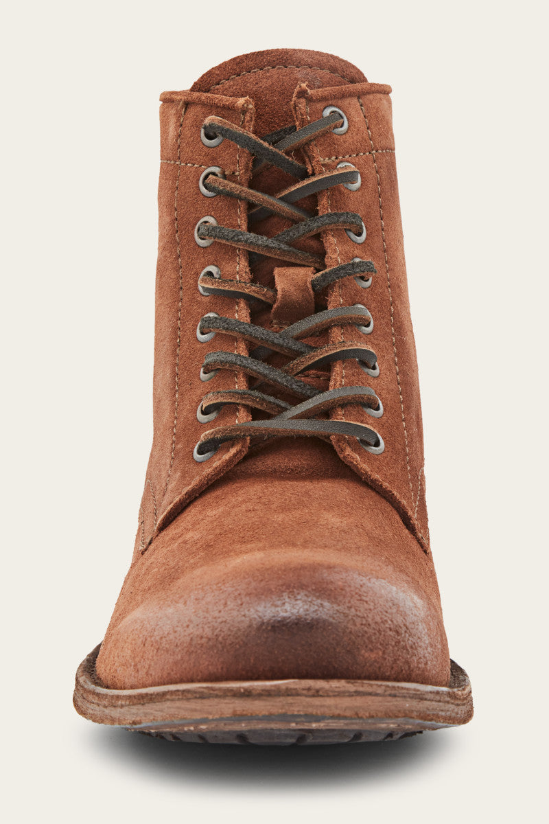 Tyler Lace Up - Brown - Front