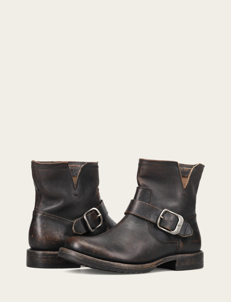 Veronica Flex Bootie - Antique Black - Pair