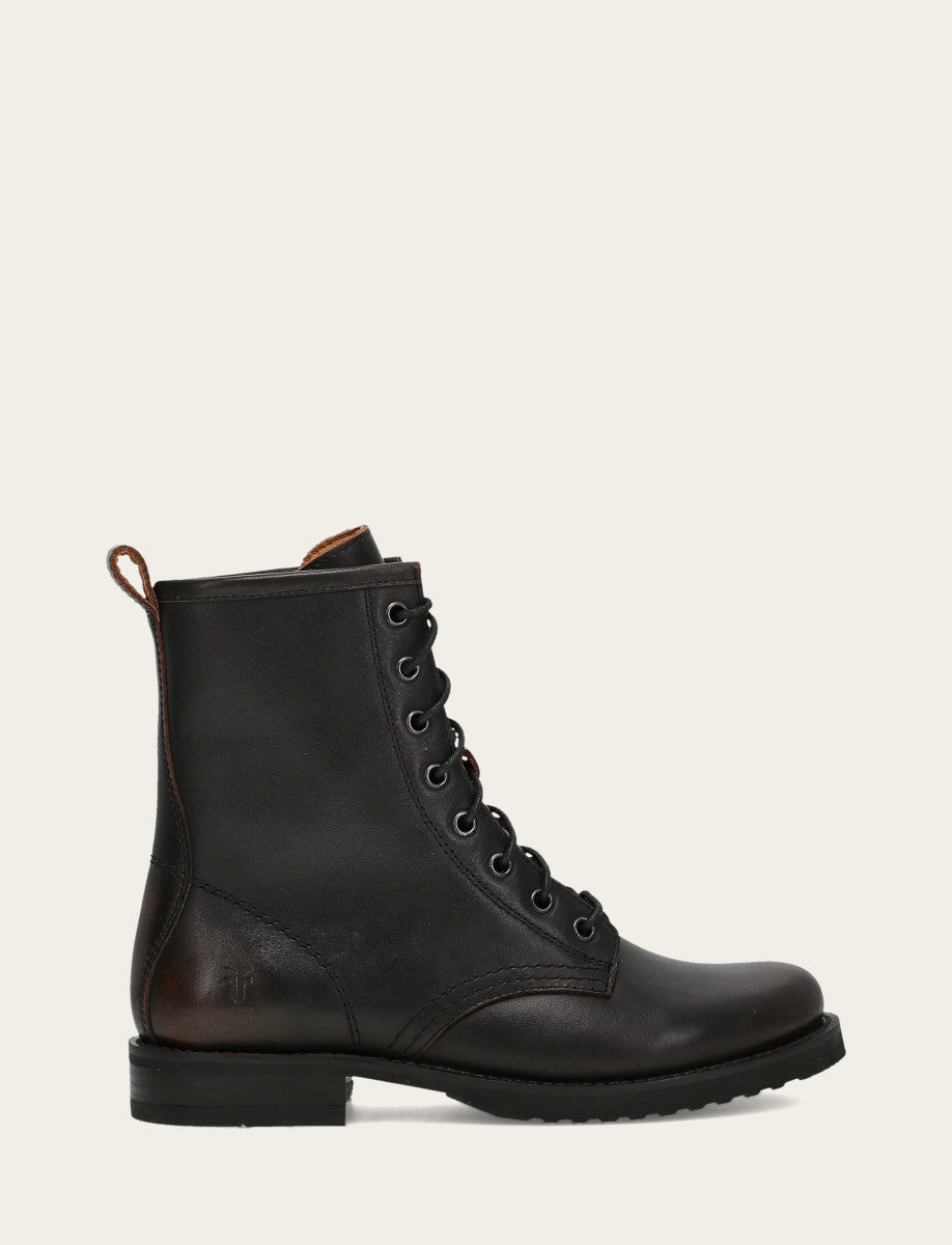 Veronica Flex Combat - Antique Brown - Outside