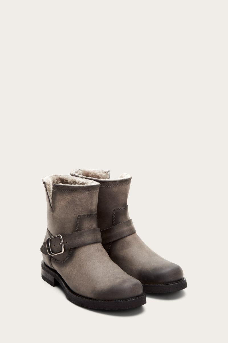 Veronica Shearling Bootie - Grey - Pair