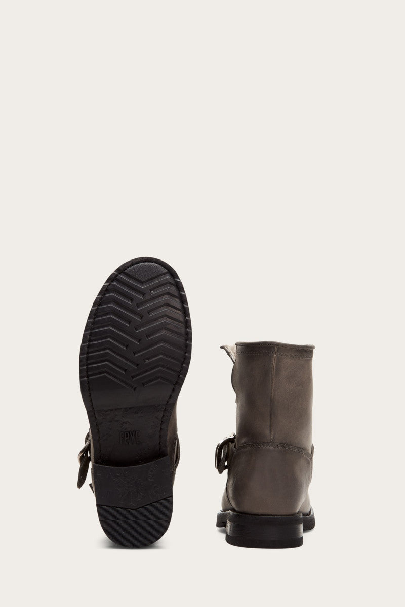 Veronica Shearling Bootie - Grey - Sole