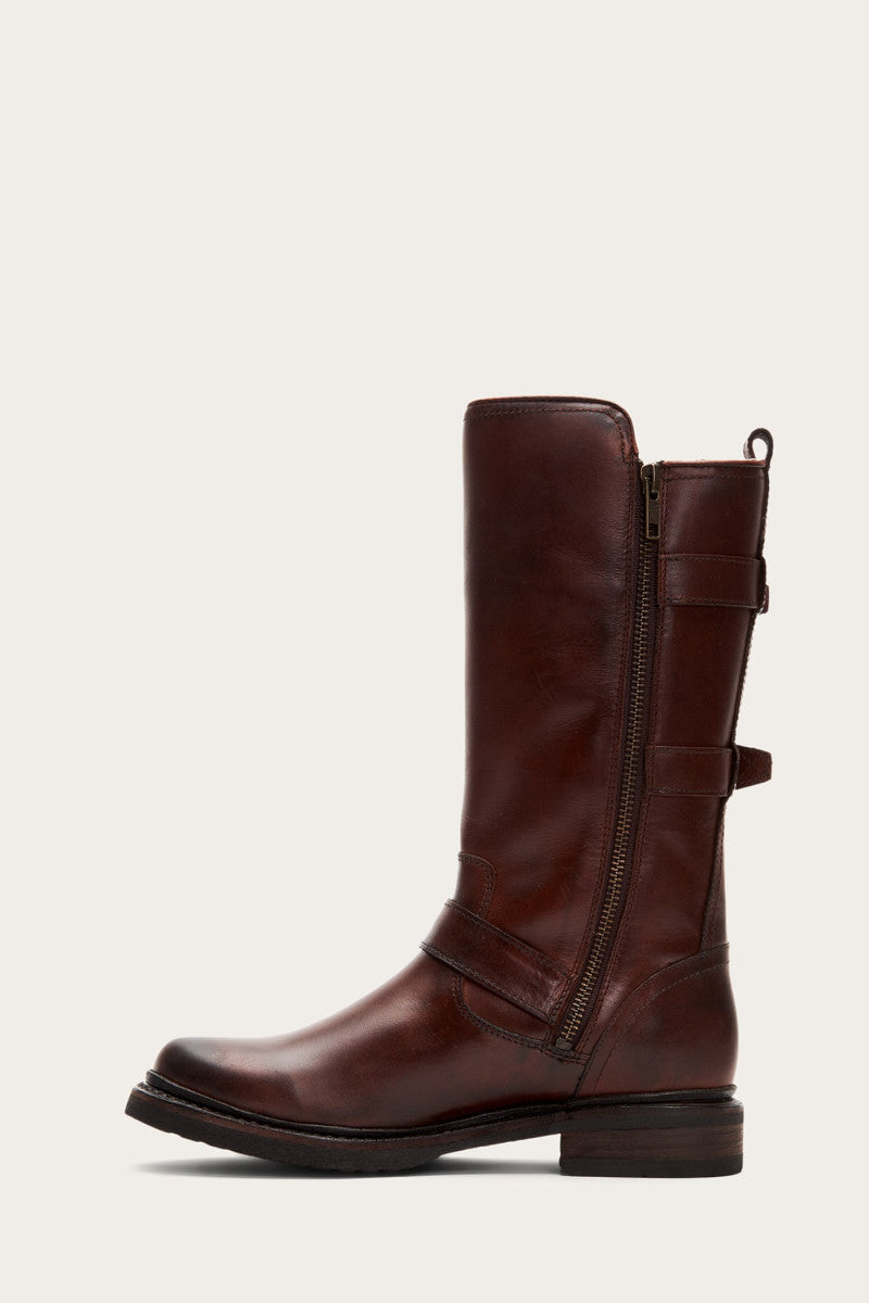 Veronica Shearling Mid - Redwood - Inside