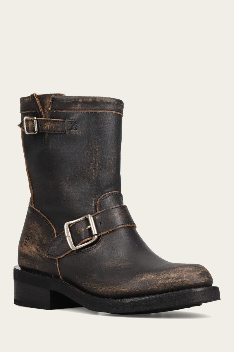 Viv Short Engineer - Distressed Black - Hero