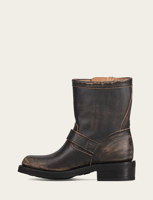 Viv Short Engineer - Distressed Black - Inside