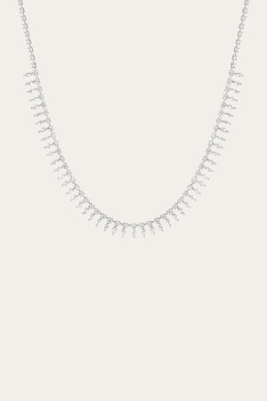 Aurate x Frye: Marquise Fringe Necklace