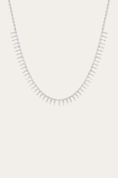 Aurate x Frye: Marquise Fringe Necklace