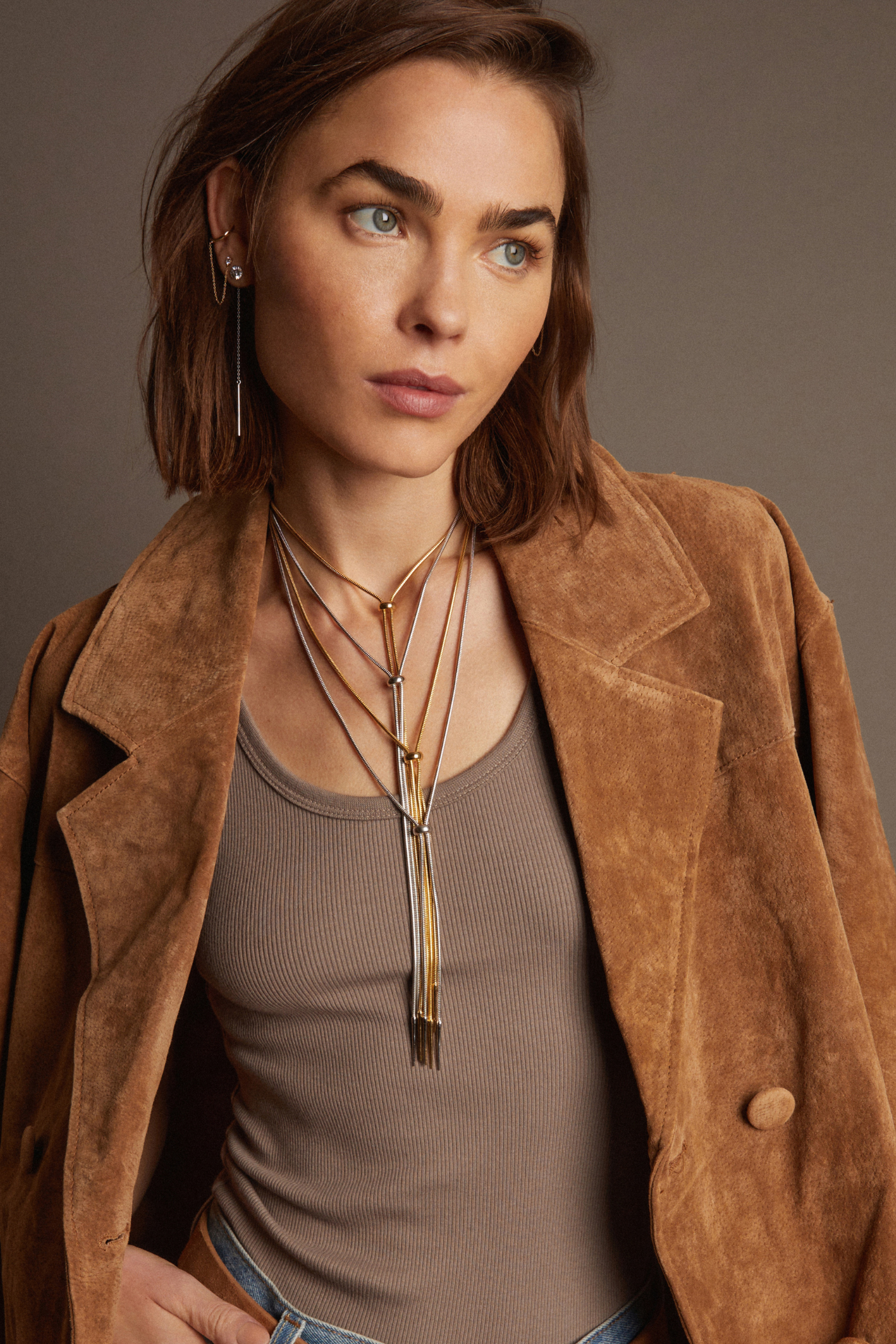 Aurate x Frye: Lasso Bolo Necklace