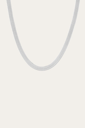 Aurate x Frye: Extra Bold Herringbone Necklace