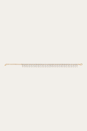 Aurate x Frye: Marquise Fringe Bracelet