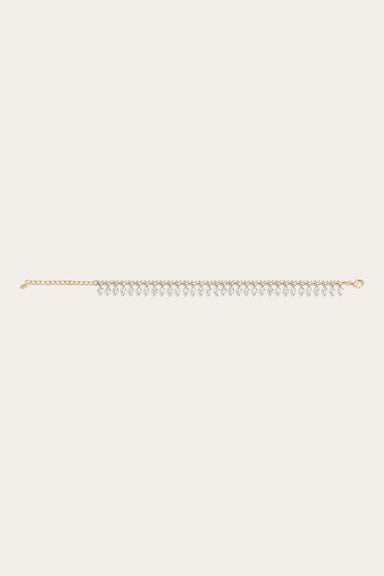 Aurate x Frye: Marquise Fringe Bracelet